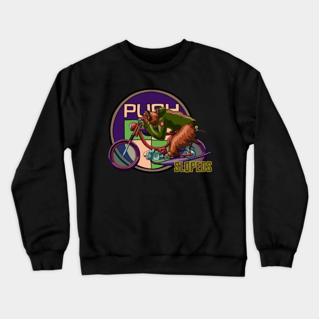 Puch Sloth for The Slopeds Crewneck Sweatshirt by FullTuckBoogie